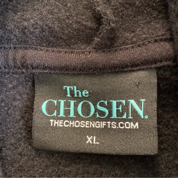 The Chosen Hoodie Unisex Adult XL Jesus Fish Black Pullover Official TV Merch - Picture 6 of 10